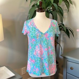 Lilly Pulitzer V-Neck Top